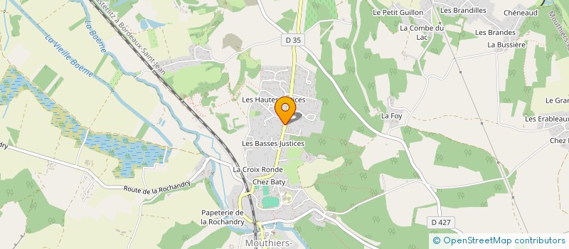 localisation de l'entreprise MONSIEUR DAVID MICHELET à MOUTHIERS-SUR-BOEME