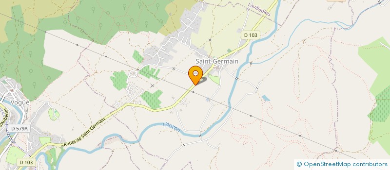 localisation de l'entreprise MONSIEUR DAVID MICHELI  SAINT-GERMAIN