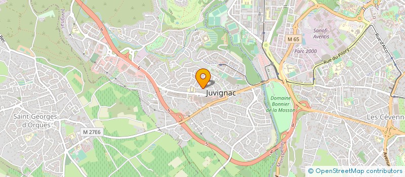 localisation de l'entreprise MONSIEUR DAVID MICHIELS  JUVIGNAC