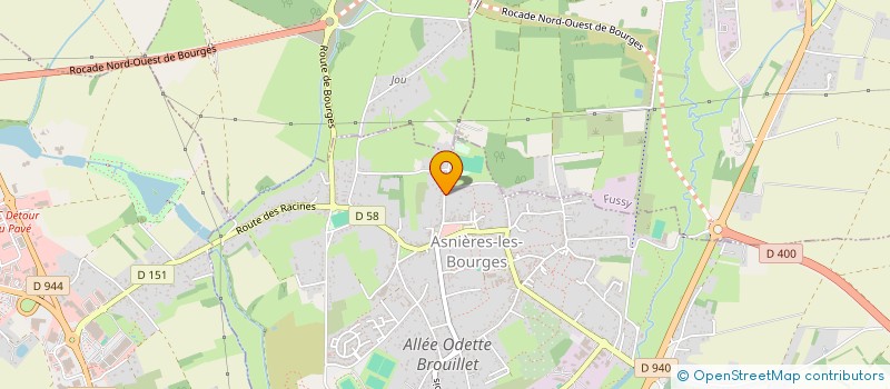 localisation de l'entreprise MONSIEUR DAVID MICHON  BOURGES