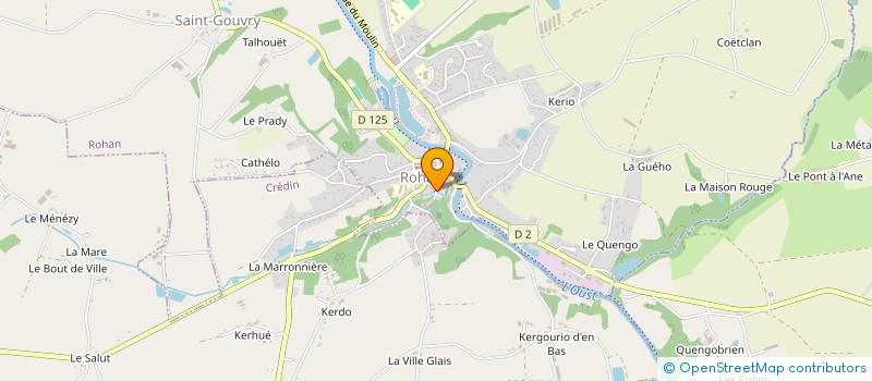 localisation de l'entreprise MONSIEUR DAVID MIGNARD  PLUMELIAU-BIEUZY