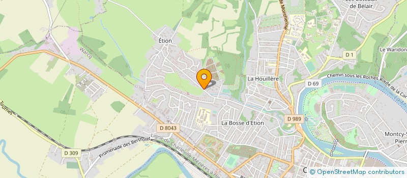 localisation de l'entreprise MONSIEUR DAVID MIGNOT  CHARLEVILLE-MEZIERES