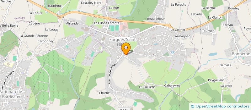 localisation de l'entreprise MONSIEUR DAVID MIGUEL MARTINEZ  FARGUES-SAINT-HILAIRE