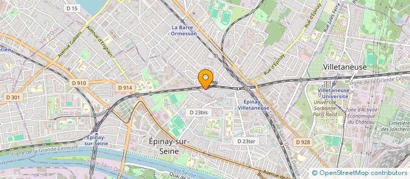 localisation de l'entreprise MONSIEUR DAVID MIHAI  DEUIL-LA-BARRE