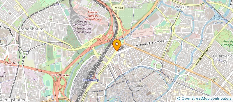 localisation de l'entreprise MONSIEUR DAVID MILCENT à STRASBOURG