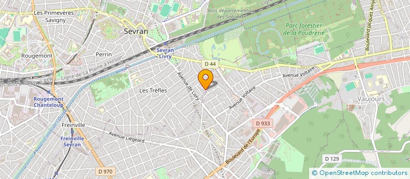 localisation de l'entreprise MONSIEUR DAVID MILIC à SEVRAN