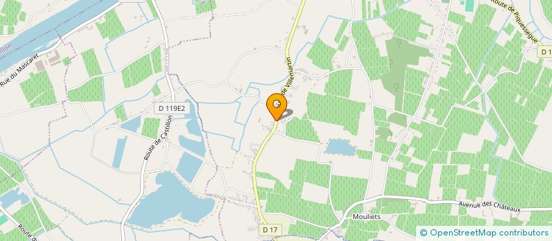 localisation de l'entreprise MONSIEUR DAVID MILLARD  MOULIETS-ET-VILLEMARTIN