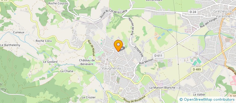 localisation de l'entreprise MONSIEUR DAVID MILLE à VAUGNERAY