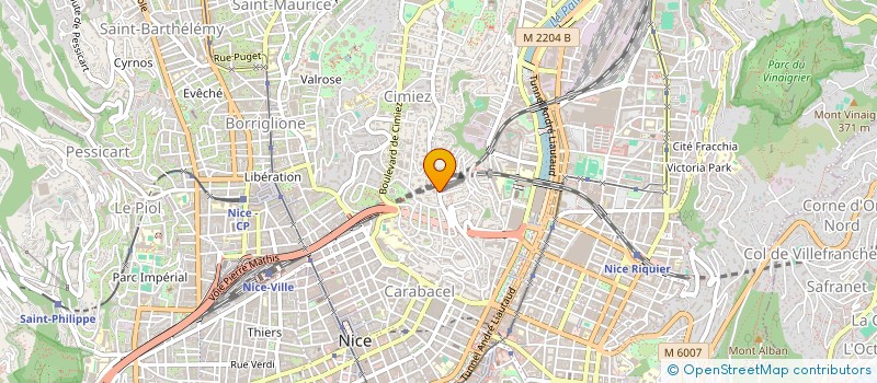 localisation de l'entreprise MONSIEUR DAVID MILLEREAU  NICE