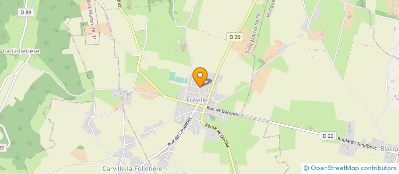 localisation de l'entreprise MONSIEUR DAVID MINEUR  SAINT MARTIN DE L'IF