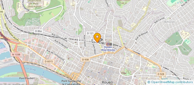 localisation de l'entreprise MONSIEUR DAVID MINIERE à ROUEN