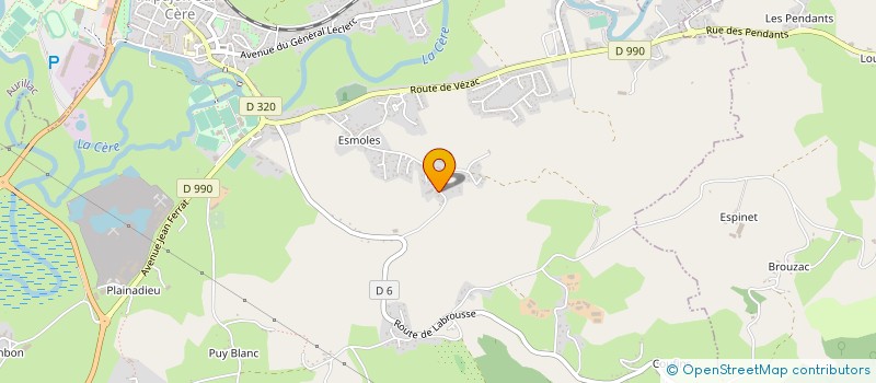 localisation de l'entreprise MONSIEUR DAVID MIODET à ARPAJON-SUR-CERE