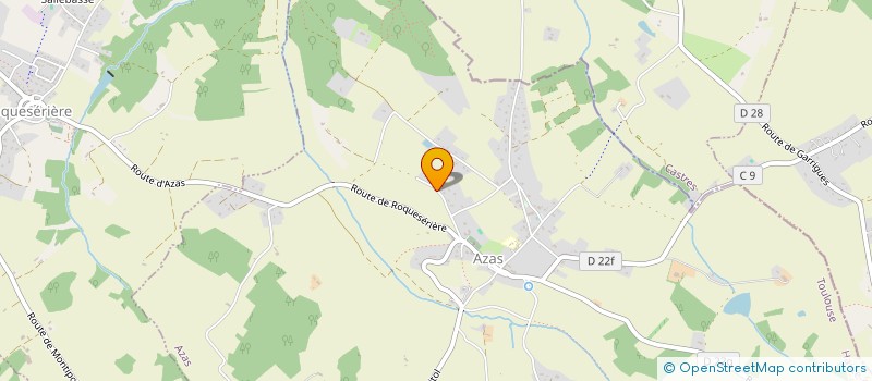 localisation de l'entreprise MONSIEUR DAVID MISAT  AZAS