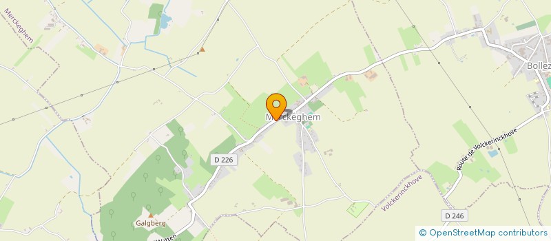 localisation de l'entreprise MONSIEUR DAVID MISSIAEN  MERCKEGHEM