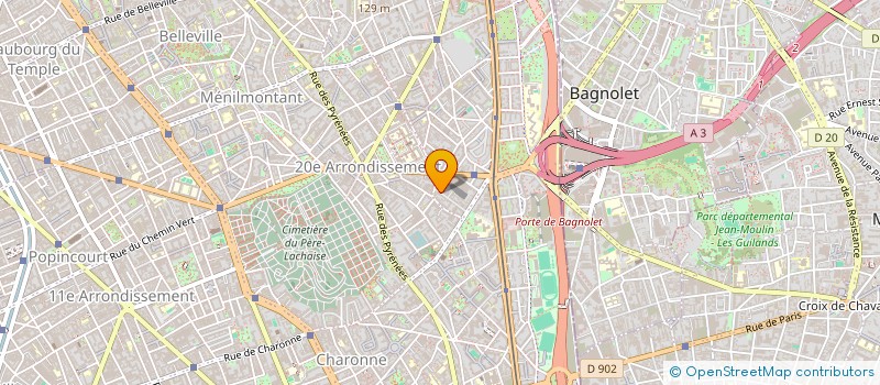 localisation de l'entreprise MONSIEUR DAVID MITROVIC  PARIS