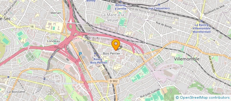 localisation de l'entreprise MONSIEUR DAVID MKHITARYAN  ROSNY-SOUS-BOIS