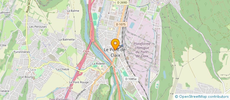 localisation de l'entreprise MONSIEUR DAVID MOCQUOT  LE PONT-DE-CLAIX