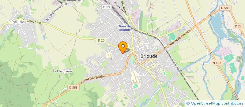 localisation de l'entreprise MONSIEUR DAVID MOLL  BRIOUDE