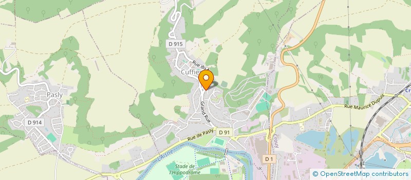 localisation de l'entreprise MONSIEUR DAVID MONCOURTOIS  CUFFIES