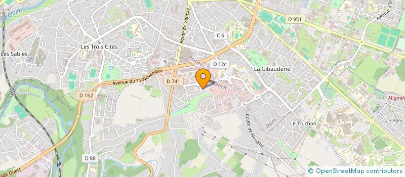 localisation de l'entreprise MONSIEUR DAVID MONGET  SAINT-BENOIT