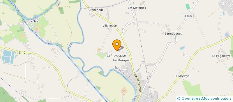 localisation de l'entreprise MONSIEUR DAVID MONNIER  MISSIRIAC