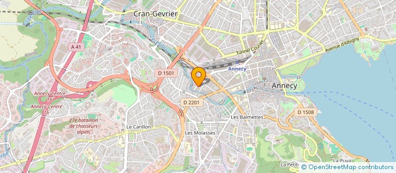 localisation de l'entreprise MONSIEUR DAVID MONSARRAT  ANNECY