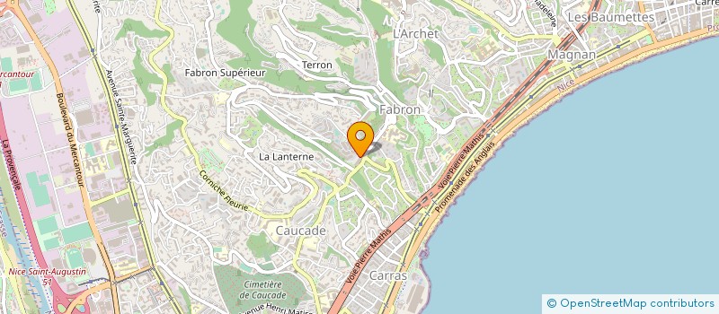 localisation de l'entreprise MONSIEUR DAVID MONTEGUT à NICE