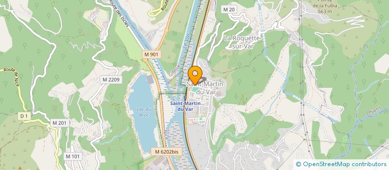 localisation de l'entreprise MONSIEUR DAVID MONTEIRO DIAS  SAINT-MARTIN-DU-VAR