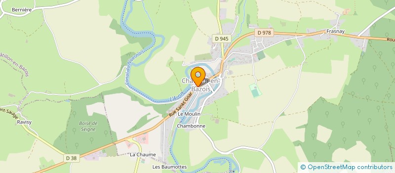 localisation de l'entreprise MONSIEUR DAVID MONTEL à CHATILLON-EN-BAZOIS
