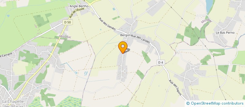 localisation de l'entreprise MONSIEUR DAVID MONTERRAIN  MISSILLAC