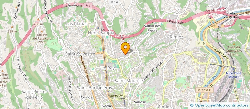 localisation de l'entreprise MONSIEUR DAVID MONTESI à NICE