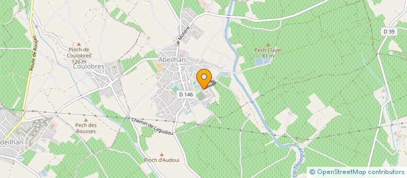 localisation de l'entreprise MONSIEUR DAVID MONTFORT  ABEILHAN