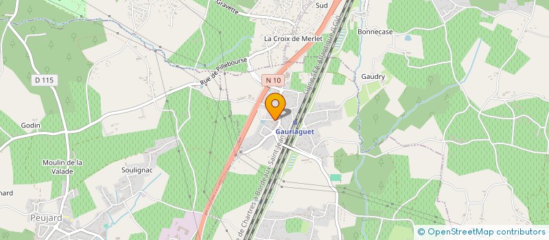 localisation de l'entreprise MONSIEUR DAVID MONTOSI  GAURIAGUET