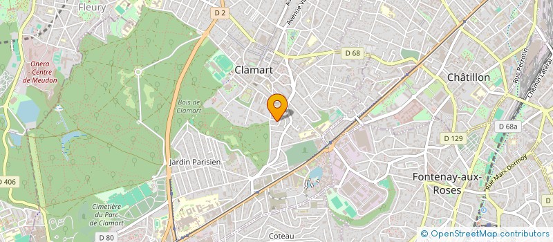 localisation de l'entreprise MONSIEUR DAVID MONVOISIN à CLAMART