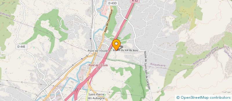 localisation de l'entreprise MONSIEUR DAVID MORANDEAU  ROQUEVAIRE