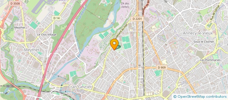 localisation de l'entreprise MONSIEUR DAVID MORAUD à ANNECY