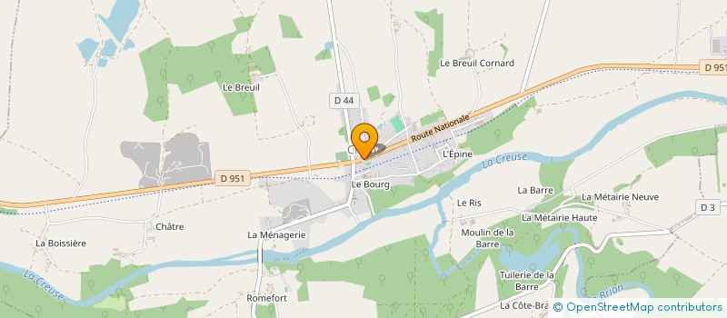 localisation de l'entreprise MONSIEUR DAVID MOREAU à CIRON