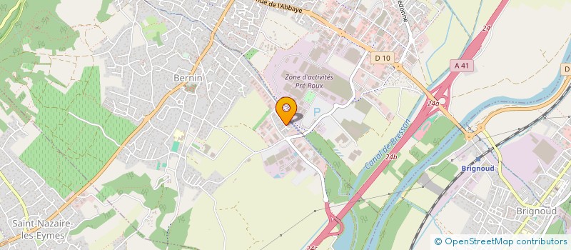 localisation de l'entreprise MONSIEUR DAVID MOREAU  BERNIN