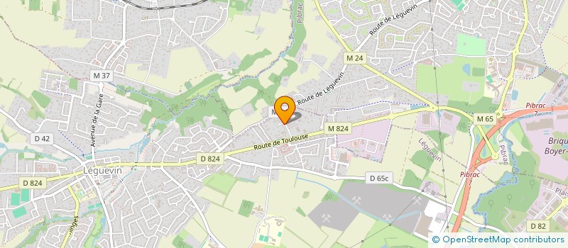 localisation de l'entreprise MONSIEUR DAVID MOREAU  LEGUEVIN