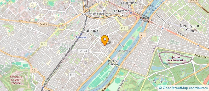 localisation de l'entreprise MONSIEUR DAVID MOREL  PUTEAUX