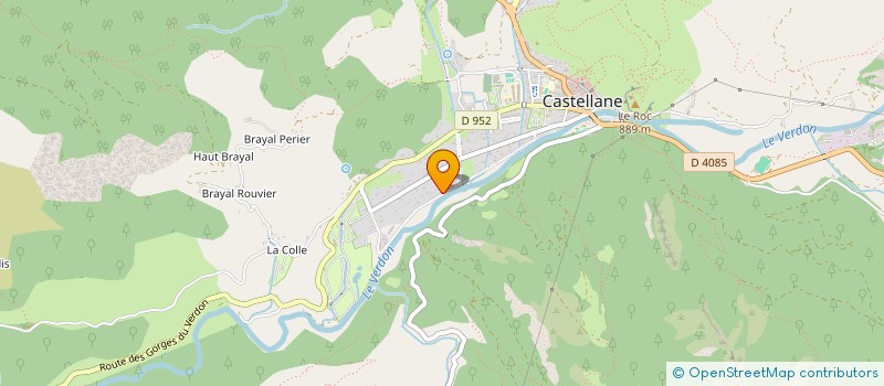 localisation de l'entreprise MONSIEUR DAVID MORENO  TRIGANCE