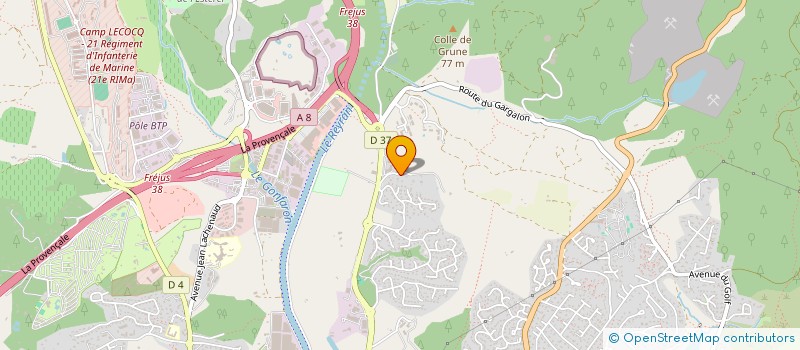 localisation de l'entreprise MONSIEUR DAVID MORGANTI à FREJUS