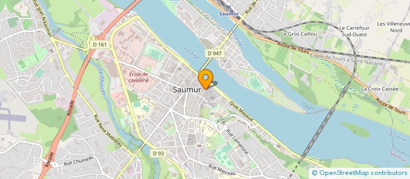 localisation de l'entreprise MONSIEUR DAVID MORO à SAUMUR