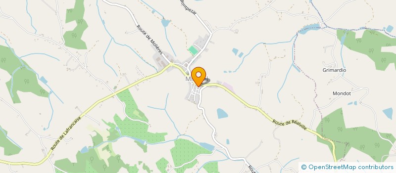 localisation de l'entreprise MONSIEUR DAVID MORREAU  MIRABEL