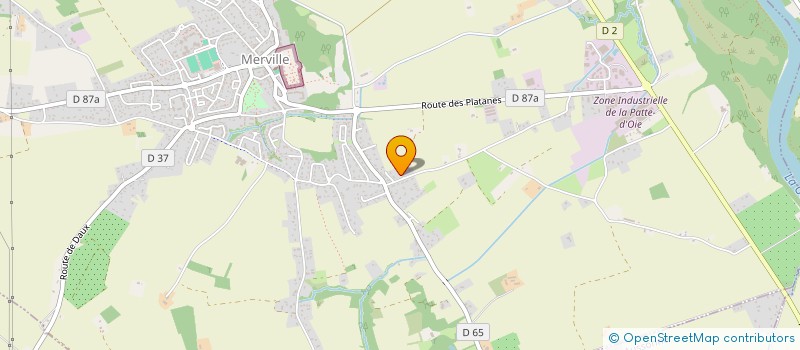 localisation de l'entreprise MONSIEUR DAVID MORRIS à MERVILLE