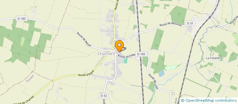 localisation de l'entreprise MONSIEUR DAVID MORRIS  CHARME