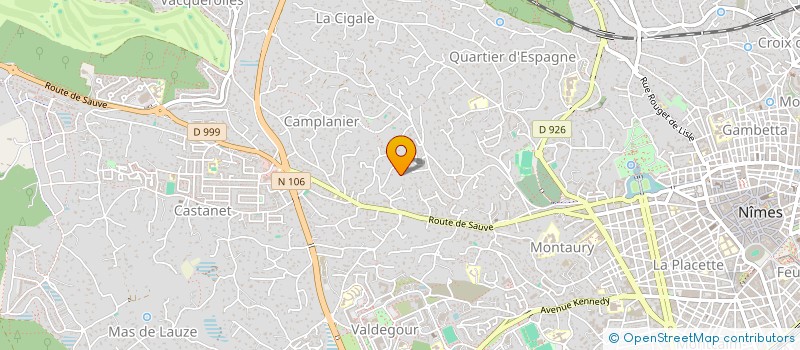 localisation de l'entreprise MONSIEUR DAVID MORTAGNE  NIMES