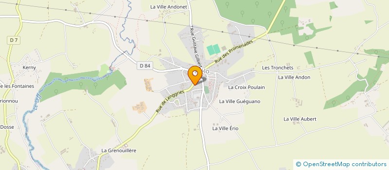 localisation de l'entreprise MONSIEUR DAVID MORVAN à PLELO