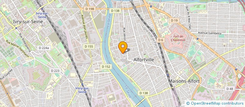 localisation de l'entreprise MONSIEUR DAVID MOSCHE BENGUIGUI à ALFORTVILLE