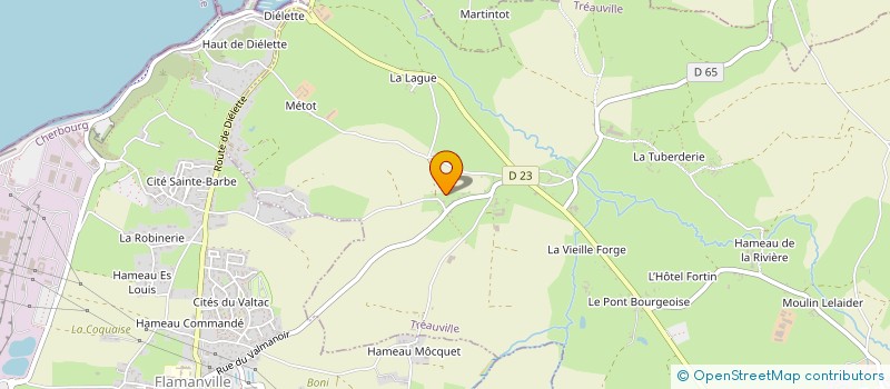 localisation de l'entreprise MONSIEUR DAVID MOSRIN  TREAUVILLE